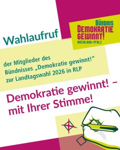 Wahlaufruf des Bündnisses für Demokratie